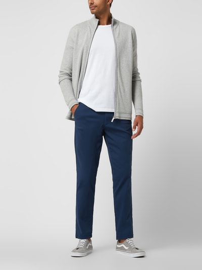 SELECTED HOMME Slim Fit Chino in unifarbenem Design Modell 'MILES' Blau 1