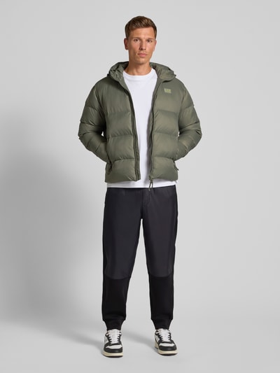 ARMANI EXCHANGE Relaxed Fit Sweatpants mit elastischem Bund Modell 'Felpa' Black 1