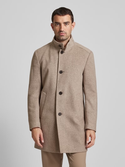 JOOP! Collection Kurzmantel mit Stehkragen Modell 'Maron' Beige 4