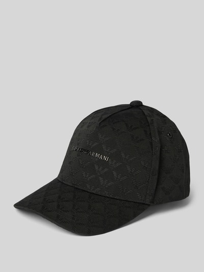 Emporio Armani Basecap mit Label-Applikation Black 1