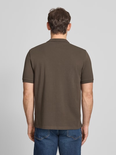 Marc O'Polo Regular Fit Poloshirt aus reiner Baumwolle  Dunkelbraun 5