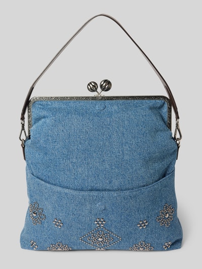 Weekend Max Mara Handtas in denimlook met siersteentjes Blauw - 4