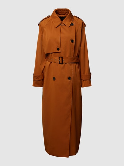 Windsor Trenchcoat mit Schulter- und Ärmelriegeln Cognac 2