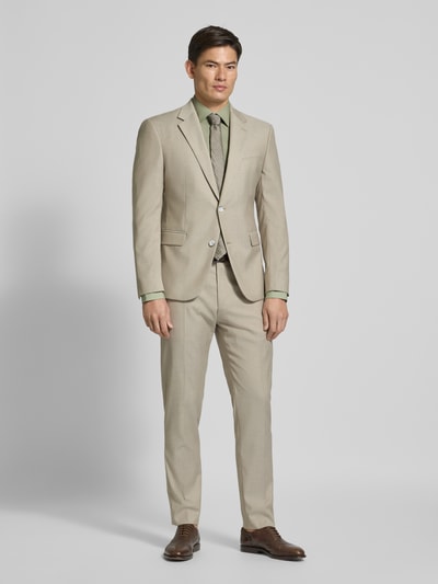 BOSS Regular Fit Businesshemd aus Baumwoll-Elasthan-Mix Gruen 1