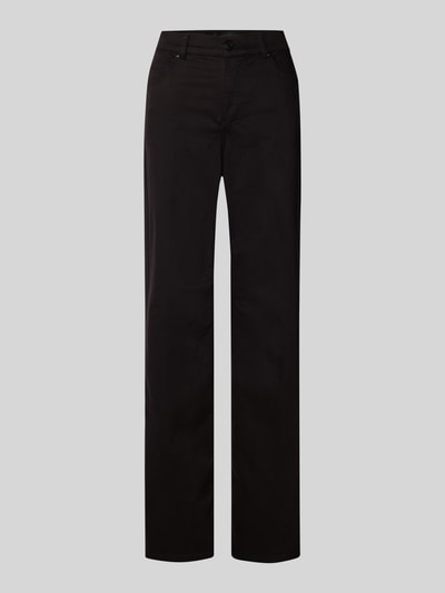 Angels Stoffen broek met 5-pocketmodel, model 'LARA' Zwart - 2