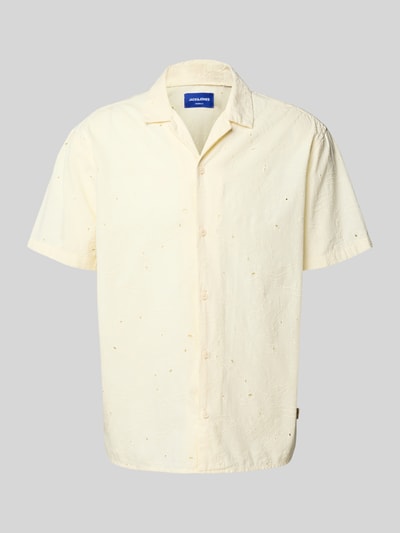 Jack & Jones Regular Fit Freizeithemd Modell 'EMBROIDERY PATTERN' Offwhite 2