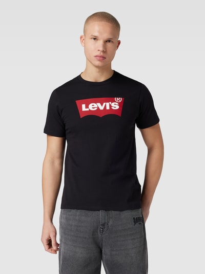 Levi's® T-shirt met logoprint Zwart - 4