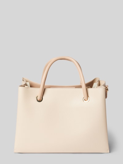 VALENTINO BAGS Handtas met labelapplicatie, model 'ALEXIA' Ecru - 3