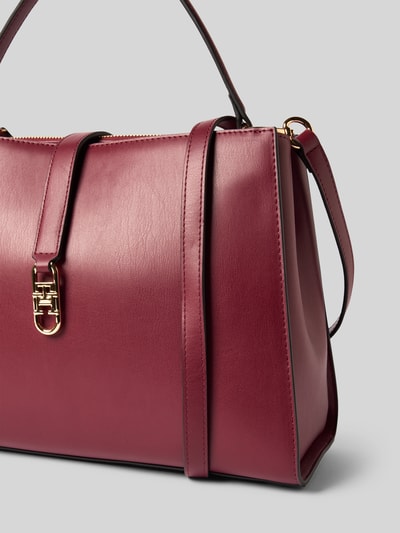Tommy Hilfiger Torba z uchwytem o fakturowanej powierzchni Bordowy 3