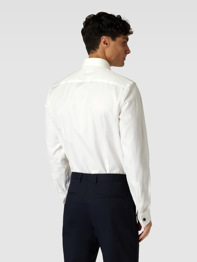 Jake*s Slim Fit Business-Hemd mit Kentkragen Ecru 5