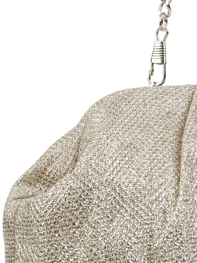 Jake*s Cocktail Clutch met afneembare kettingriem Metallic beige - 5