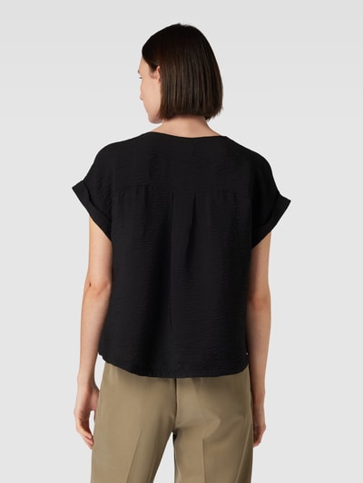 Esprit Collection Blusenshirt aus Viskose-Mix mit V-Ausschnitt Black 5