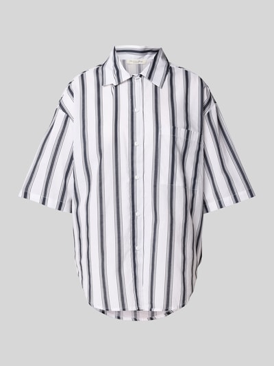 Christian Berg Woman Pyjamabovendeel met borstzak Wit - 1