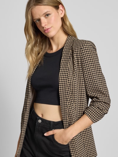 Pieces Regular Fit Blazer mit 3/4-Arm Modell 'BOSELLA' Offwhite 3