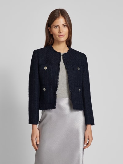 Mango Blazer mit aufgesetzten Eingrifftaschen Modell 'TINA' Marine 4