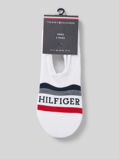 Tommy Hilfiger Füßlinge mit elastischem Rippenbündchen im 2er-Pack Weiss 3