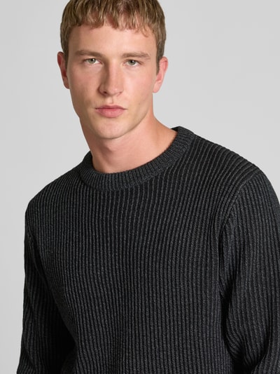 Jack & Jones Sweter z dzianiny z prążkowanymi wykończeniami model ‘DOVER’  3