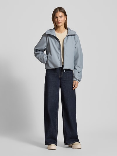 RAINS Jack met capuchon, model 'Lohja' Lichtblauw - 1