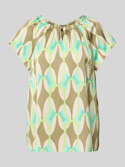 Betty Barclay Regular Fit Blusenshirt mit Raglanärmeln Gruen 2