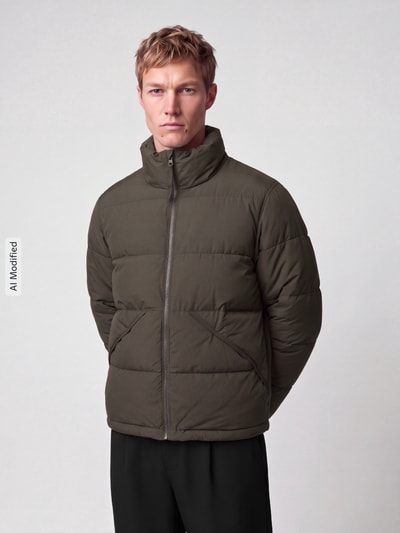 ONLY & SONS Steppjacke mit Stehkragen Schlamm 4