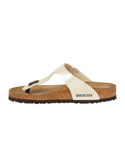 Birkenstock Japonki z materiału Birko-Flor® model ‘Gizeh’ Złamany biały 3