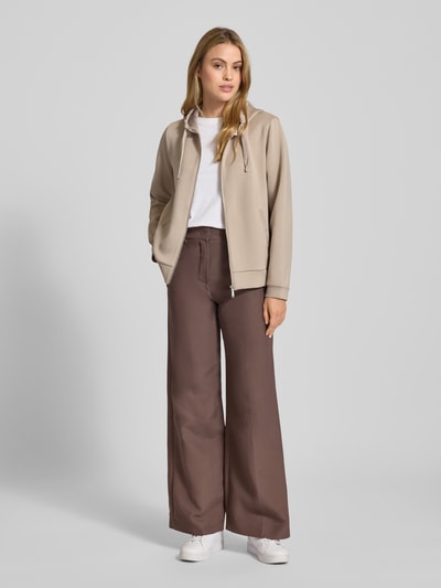 Tom Tailor Bluza rozpinana o kroju regular fit z dodatkiem wiskozy Szarobrązowy 1