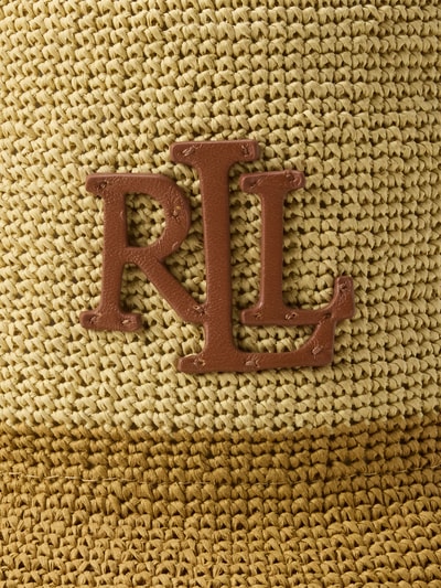 Lauren Ralph Lauren Hut aus Strohgeflecht mit Logo-Applikation Beige 3