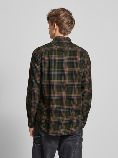 Superdry Koszula casualowa o kroju slim fit z naszywką z logo model ‘Lumberjack’ Oliwkowy 5