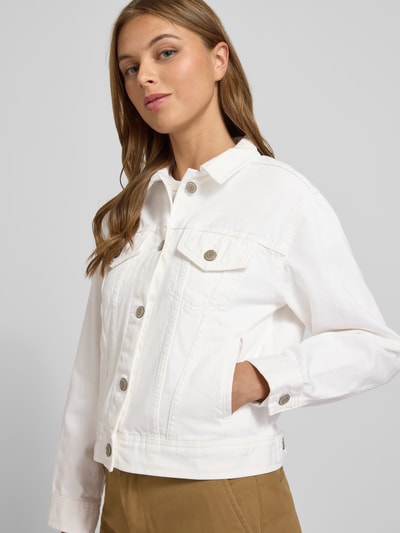 Lauren Ralph Lauren Jeansjacke mit Brusttaschen Modell 'PAIZLEY' Weiss 3