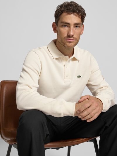 Lacoste Regular Fit Sweatshirt aus reiner Baumwolle Offwhite 3