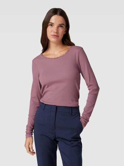 Montego Longsleeve mit Rundhalsausschnitt Mauve 4