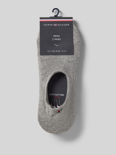 Tommy Hilfiger Sneakersocken mit Label-Detail im 2er-Pack Mittelgrau Melange 3