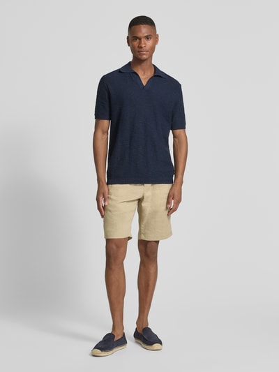 Tommy Hilfiger Relaxed Fit Shorts aus Leinen-Mix Beige 1