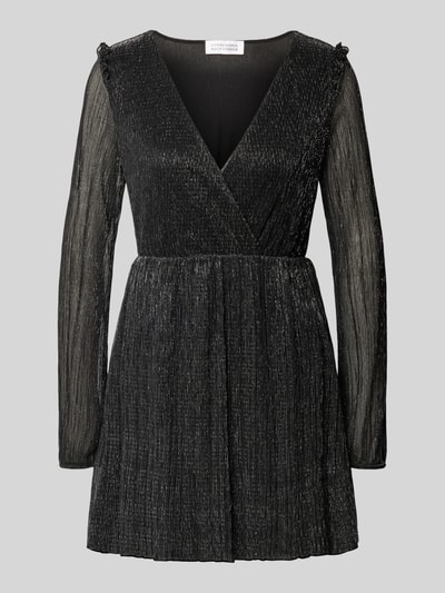 GUIDO MARIA KRETSCHMER WOMAN Cocktailkleid mit V-Ausschnitt Modell 'Cassidy' Silber 2