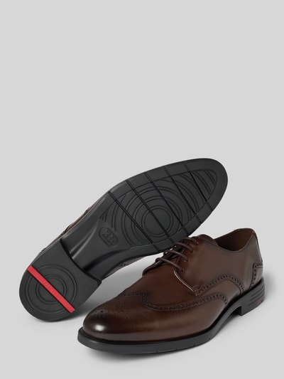 Lloyd Buty derby ze skóry model ‘EEZY’ Ciemnobrązowy 4