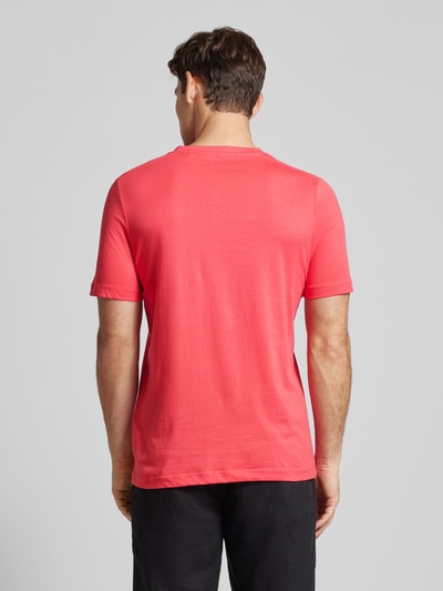 s.Oliver RED LABEL T-shirt met labelprint Koraal - 5