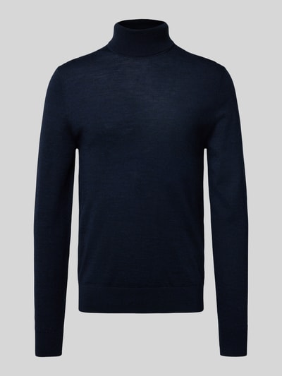 Tiger Of Sweden Gebreide coltrui, model 'Neville' Marineblauw - 2