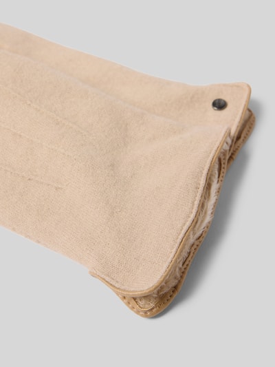 EEM Handschoenen van wolmix met logo-applicatie Beige - 2