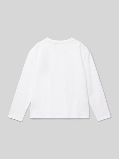 Mango Longsleeve mit kurzer Knopfleiste Ecru 3