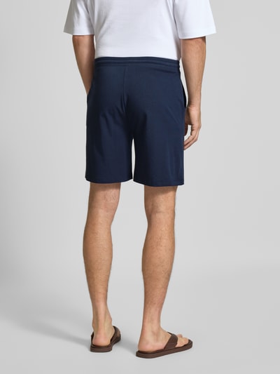 JOOP! Collection Sweatshorts met elastische band en tunnelkoord Marineblauw - 5