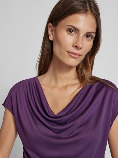 Zero Blouseshirt met cascadehals Violet - 3