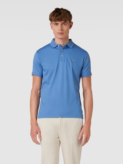 Polo Ralph Lauren Slim Fit Poloshirt mit Logo-Stitching Ocean 4