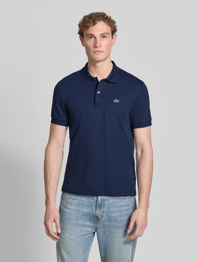 Lacoste Regular Fit Poloshirt aus reiner Baumwolle Marine 4