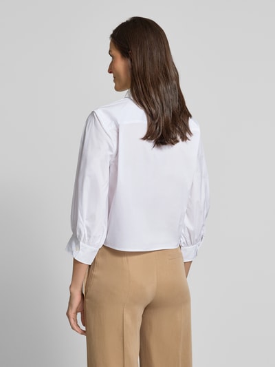 Lauren Ralph Lauren Bluzka koszulowa o kroju regular fit z wiązanym detalem model ‘MOCHELL’ Biały 5