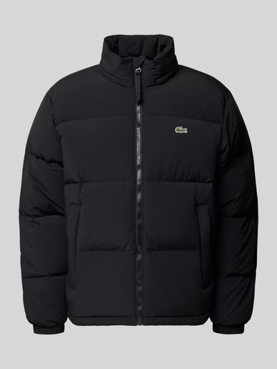 Lacoste Regular fit donsjack met opstaande kraag en geïntegreerde capuchon Zwart - 2