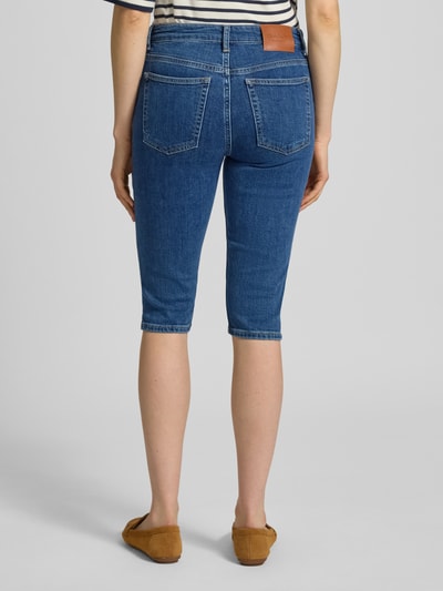 GANT Slim Fit Bermudas mit Eingrifftaschen Blau Melange 5