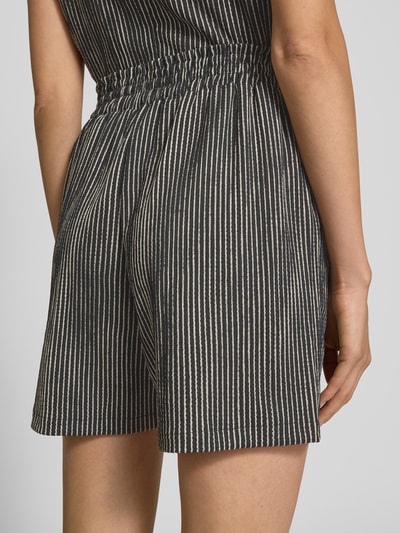 Tom Tailor Denim Korte relaxed fit broek met structuurmotief Beige - 3