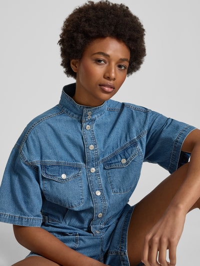 Levi's® Jeansjumpsuit met opgestikte zakken, model 'SURPLUS ROMPER' Jeansblauw - 3