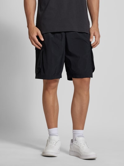 ADIDAS SPORTSWEAR Szorty z dzianiny dresowej o kroju regular fit z kieszeniami cargo Czarny 4