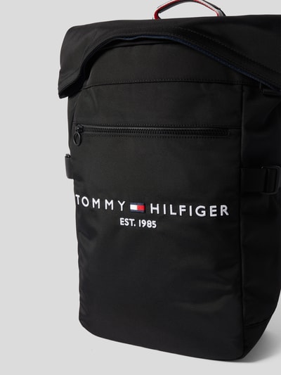 Tommy Hilfiger Rugzak met labelstitching in zwart online kopen | P&C